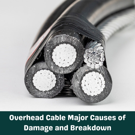 Overhead Cable Major Causes of Damage and Breakdown