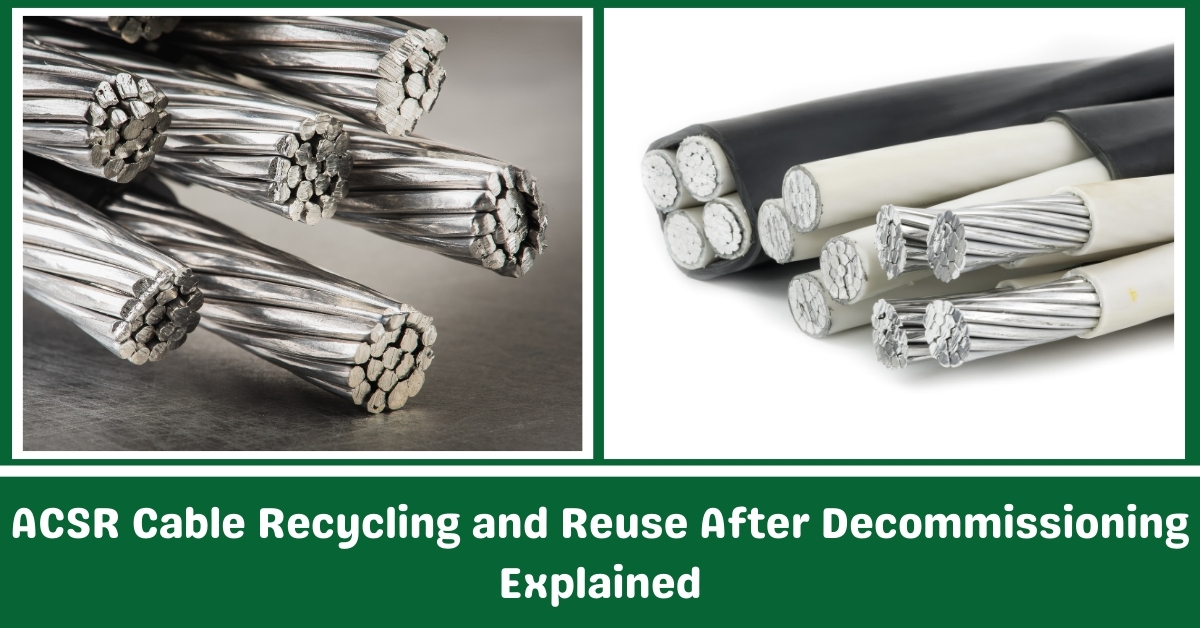 ACSR Cable Recycling and Reuses After Decommissioning Explained