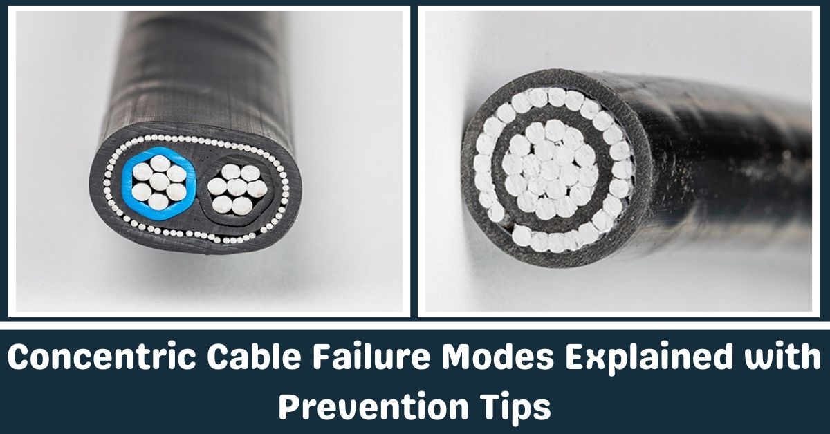 Concentric Cable Failure Modes Explained with Prevention Tip